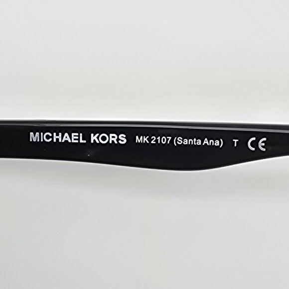 *SOLD* Michael Kors MK2107 Santa Ana Black Gold Frame Grey Lens Aviator Sunglass - Picture 9 of 16
